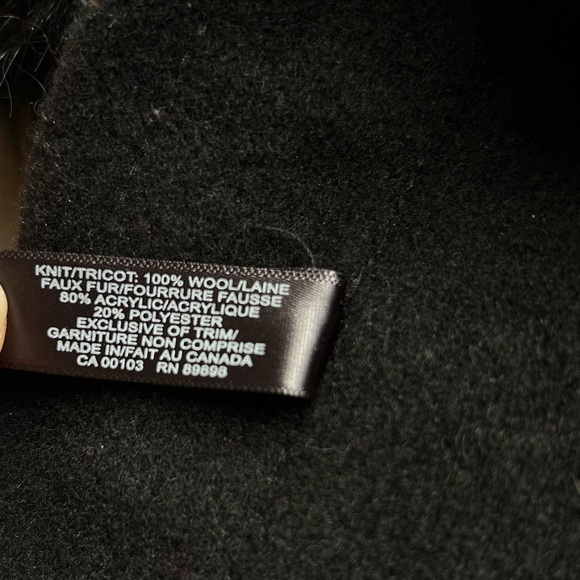 Parkhurst 100% Wool Felted Slouchy Hat w/Pom Pom Black - Picture 5 of 9